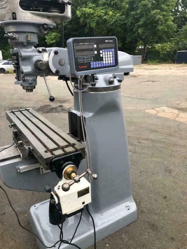 Bridgeport, milling machine, 9" x42" table, 1 HP, digital read out