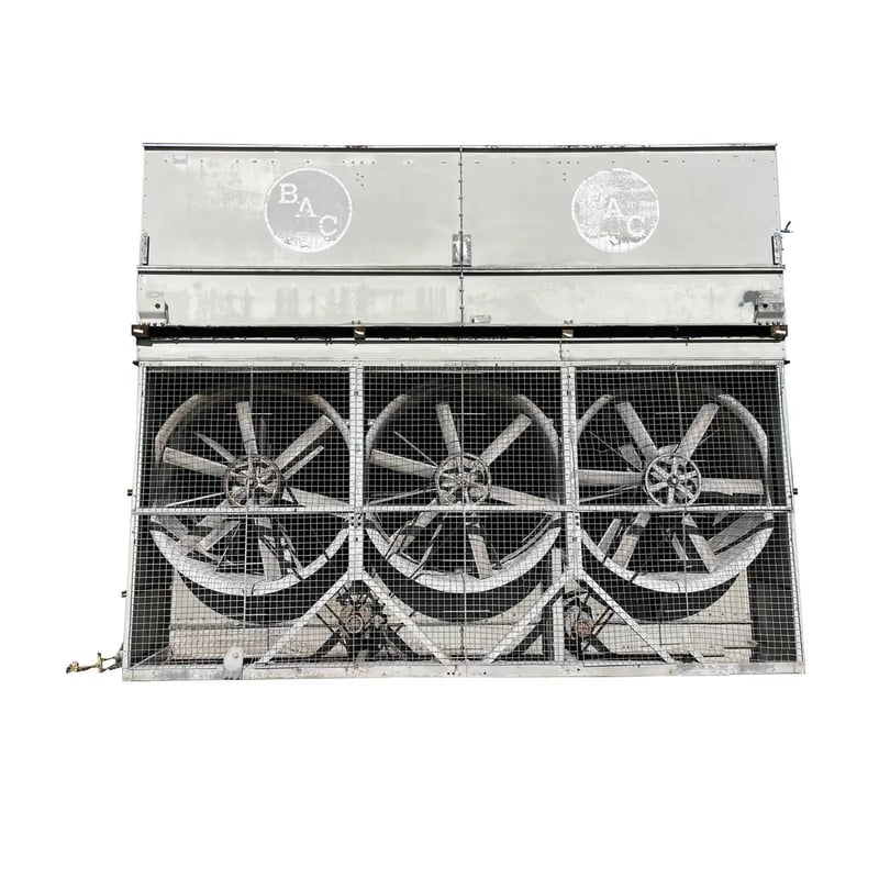 642 Ton, BAC #VC2-642, BAC VC2-642 Evaporative Condenser, 5/7.5/15 HP Motors, 1 Tower Unit, 455 Ton Ammonia