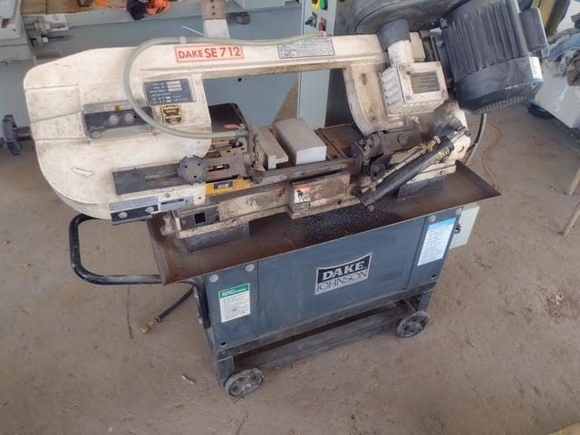 Dake Johnson #712, Horizontal Bandsaw