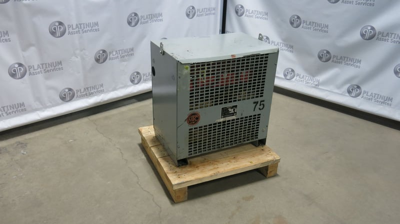 75 KVA 600 Primary, 240 Secondary, Marcus transformer, serial #7477-496