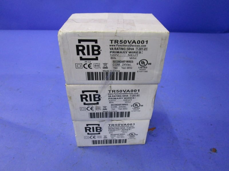 50 VA, RIB TR50VA001, Rib, New, Open Box, 1 Yr Warranty, Lot Of 3 For ...