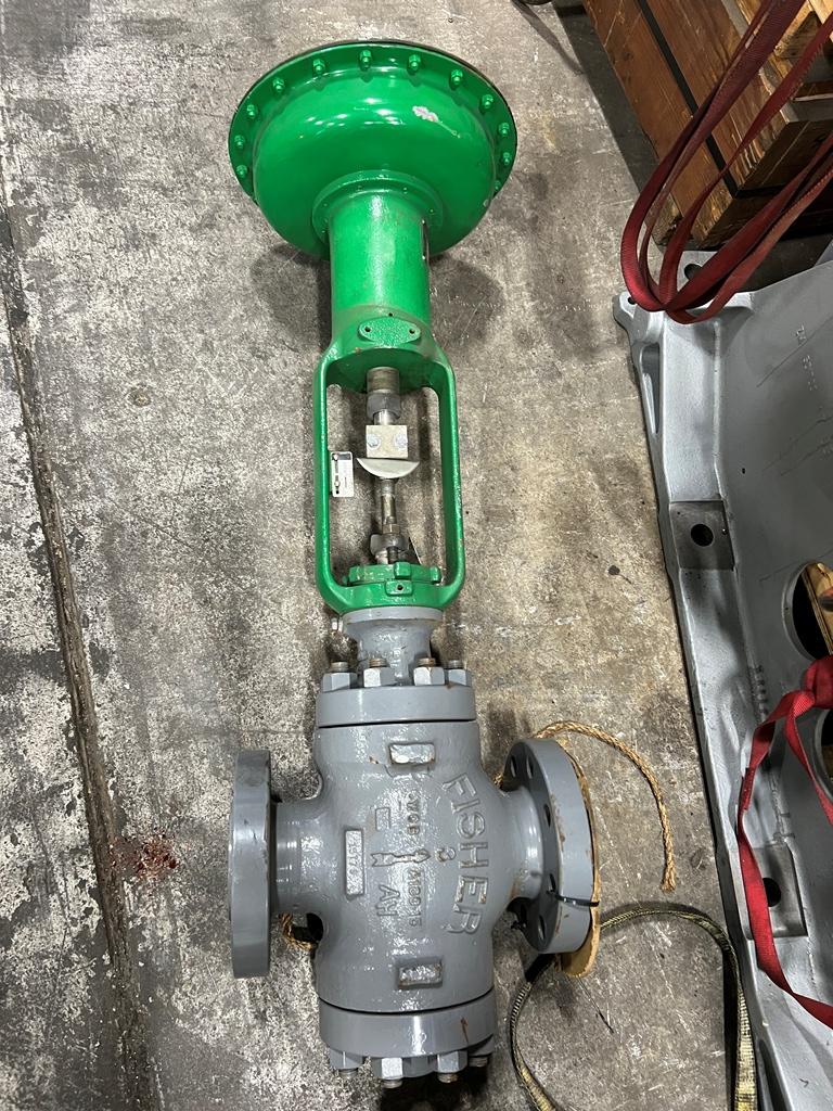 3" Emerson Fisher Class900, pressure regulating valve, with 657HS