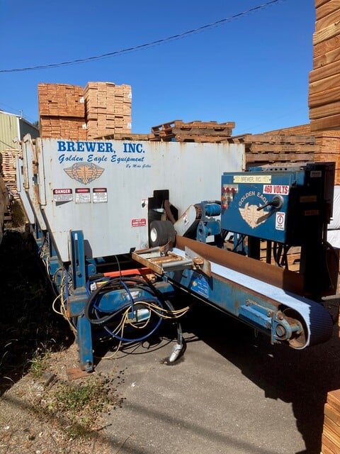 Brewer #BR-3B8X12R, 3-Head Resaw