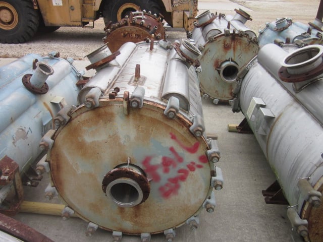 750 sq.ft., 74 psi shell, 74 psi tube, Alfa-Laval #I-H, 1985