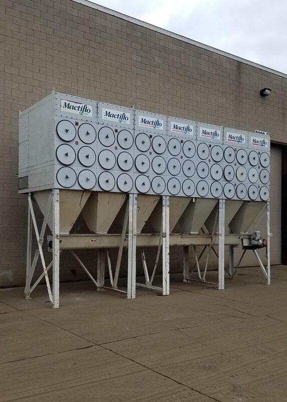 57000 cfm Mac Process #3MTF84 (84) Cartridge Dust Collector 24780 sq.ft.