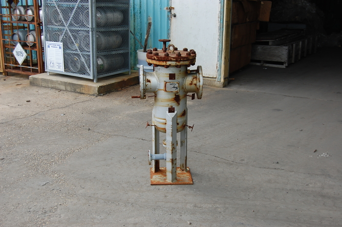 Hayward-Tyler Industrial, Basket Filter, Carbon Steel, 6" Inlet/Outlet, 230/-2 psi @ 300 F, Used