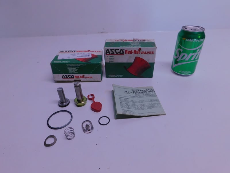 ASCO #302808, Valve Rebuild Kit, for ASCO 8030 2 Way Solenoid Valve, qty. 2, NEW