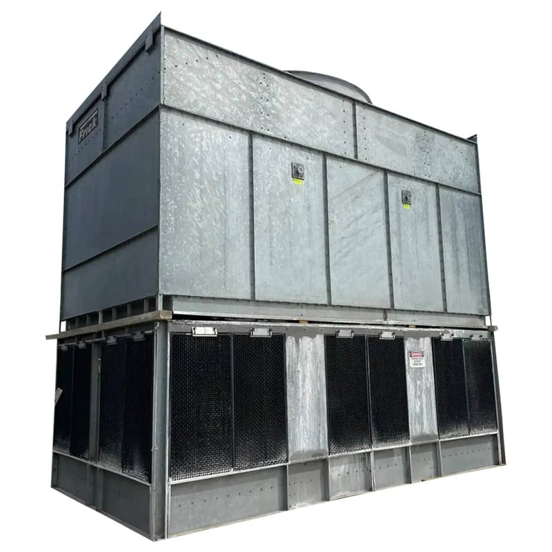905 Ton, Frick #IDC-1810-25 LH, Evaporative Condenser, 641.5 Ammonia Ton, 140625 CFM, 1050 GPM, 300 psig, 7.5