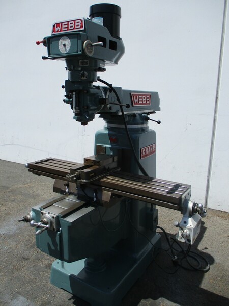 b Champ, Milling machine w/chrome ways, variable speed, 10" x50