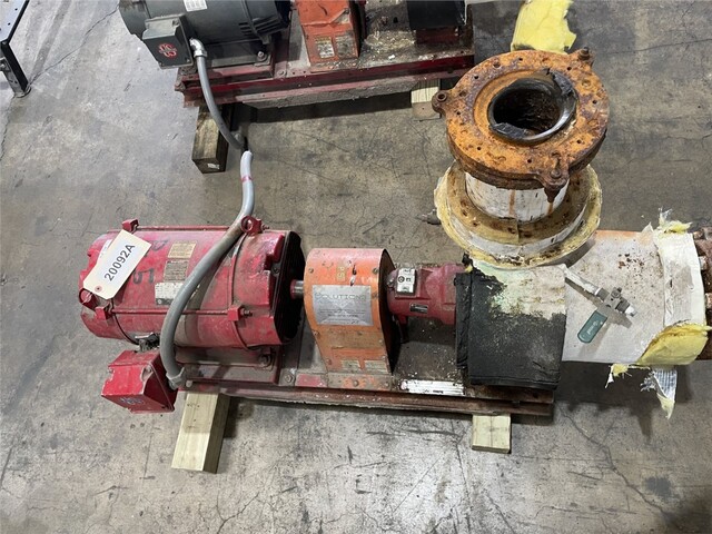 180 GPM, Bell & Gossett #2-1/2/2AB 7-BF, water pump, Series 1510, 25 HP, 3520 RPM US Motors AC motor, 230/460