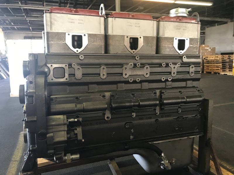 400 HP Cummins 855 Big Cam III Remanufactured Standard Long Block for