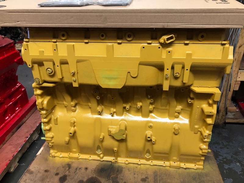 625 HP Caterpillar C15 ACERT Remanufactured Standard Long Block Engine NXS for Sale Surplus