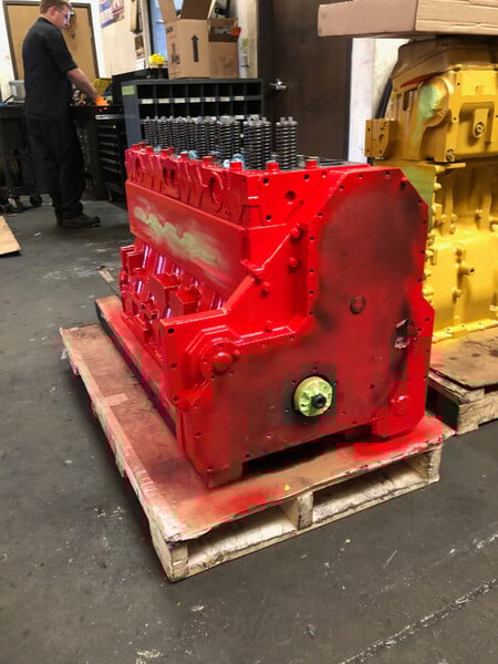 335 HP Cummins ISM Remanufactured Standard Long Block Engine CPL 8557
