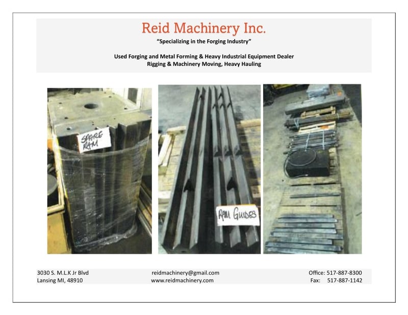 5000 lb. Lasco KH250, drop hammer, 2500 KPM, 1100mm drop height for Sale Surplus Record