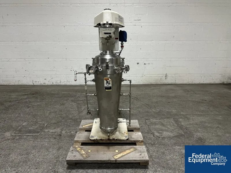 Sharples #AS16VB, Vaporite Super Centrifuge, Stainless Steel, 17000 RPM, 22 psig @ 255 F, 1.1 SG