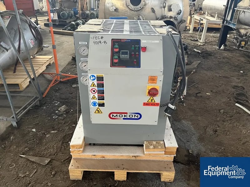 1 Ton, Mokon #AC4201J1, Chiller, Air Cooled, 15800 BTU/hr., 0.75 HP, 460 V, R134A, 2014