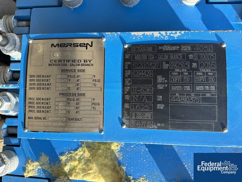 MERSEN, Graphite Block Heat Exchangers