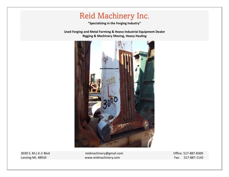 3000 lb. Chambersburg Cecodrop Hammer for Sale Surplus Record