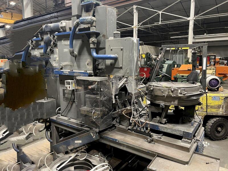 Wisconsin Riveters Warren #WRA-1000, rivet assembly machine, assembles mandrel & blind ...