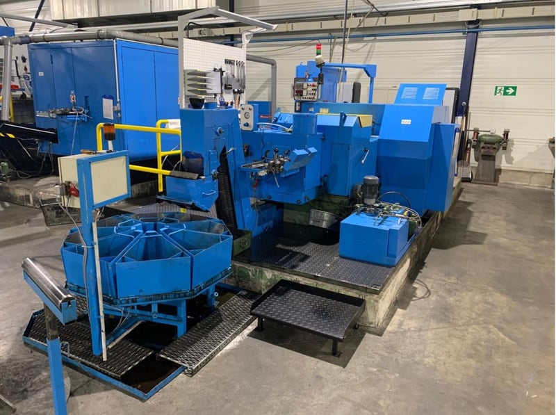 .393" x 3.62" Hilgeland #CF2, 2 die 3 blow cold header, 1986