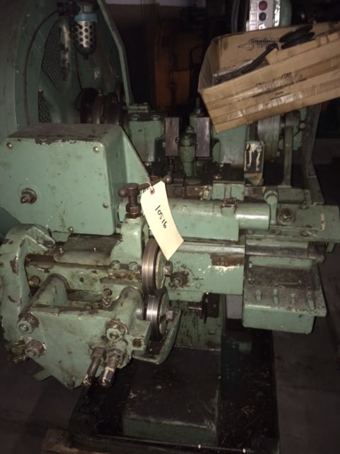 3/16" x 1-3/4" Waterbury-Farrel #1, 2 die 4 blow header, 30 ton, 125 PPM, stripping punch block
