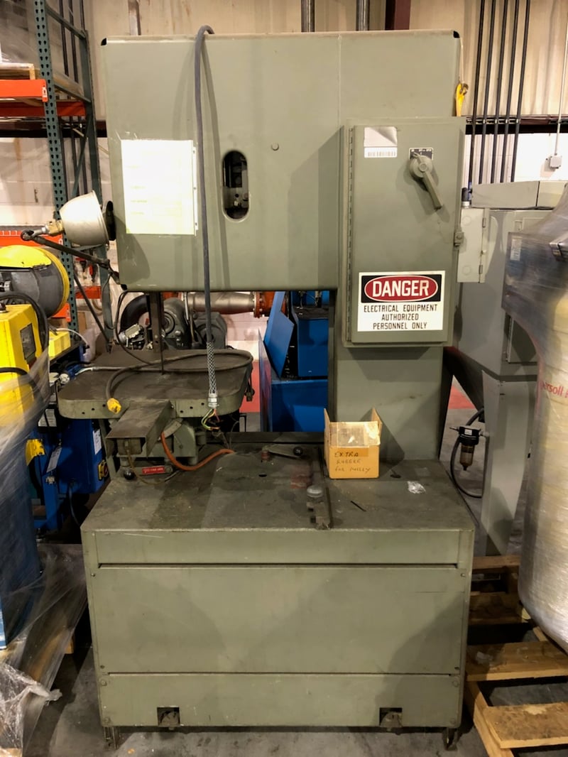 24" x 12" Grob #4V-24, vertical band saw, serial #2712