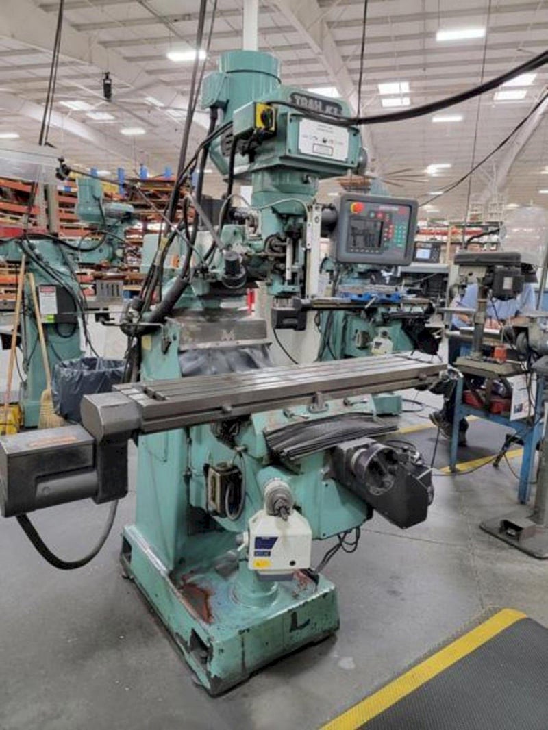 Southwestern Industries #Trak-K3-Edge, CNC manual knee mill, 10" x50" table, 3 HP, S/N 023AF11812