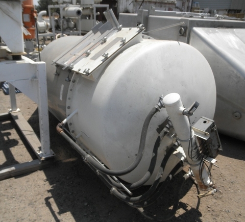 160 sq.ft., Flex-Kleen #18CTBS241, High Pressure/High Vacuum Dust Collector, 42" dia. x 5' straight side