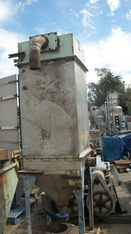 Sternvent 2064X, Baghouse Dust Collector, 33" x 13" x 76" straight side unit, (20) 4