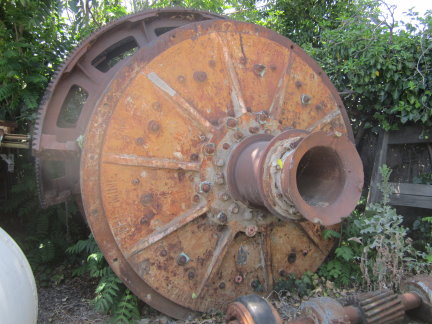 8' x 6' Marcy, Ball Mill, 250 HP, w/trunion feed, discharge