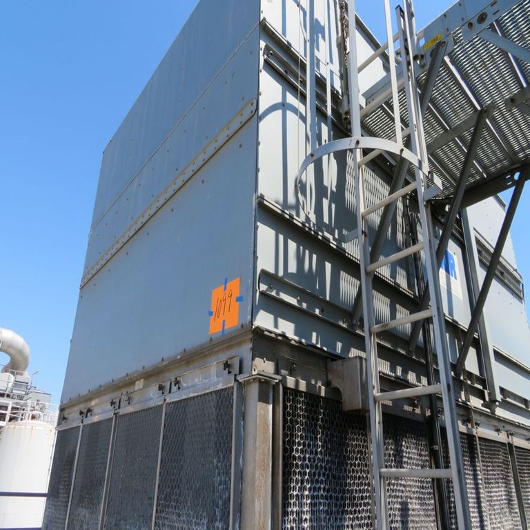 518 Ton, Evapco #AT-112-418, Cooling Tower, Stainless Steel, 11' 11" width x 18' L x 16' 6" tall Tower