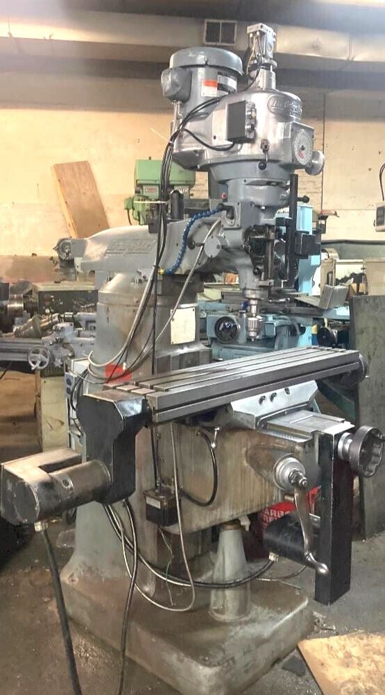 Bridgeport, CNC knee milling machine, ProtoTrak MX2 Control for Sale Surplus Record