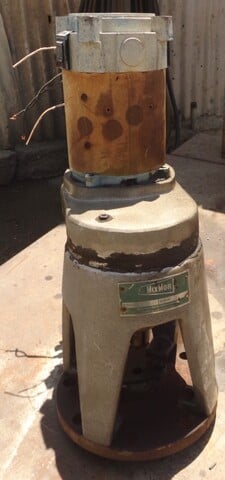 .33 HP MixMor #GVS-13, Agitator Gear Drive, 5/8" diameter shaft, 1750 RPM, 60 Hz, 90 V, flange mount