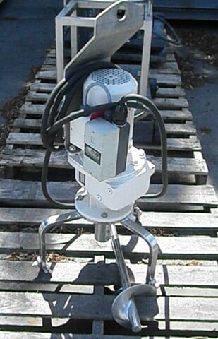 1 HP Getriebau Nord, Agitator Mixer, Stainless Steel vertical auger, 6