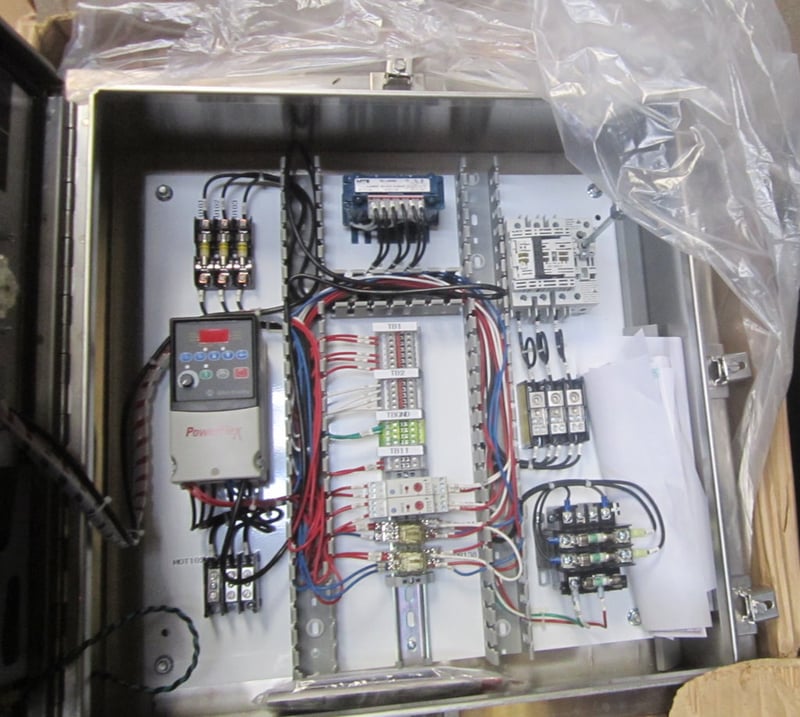 AllenBradley PowerFlex4, Stainless Steel Electrical Panel, 1.5 HP