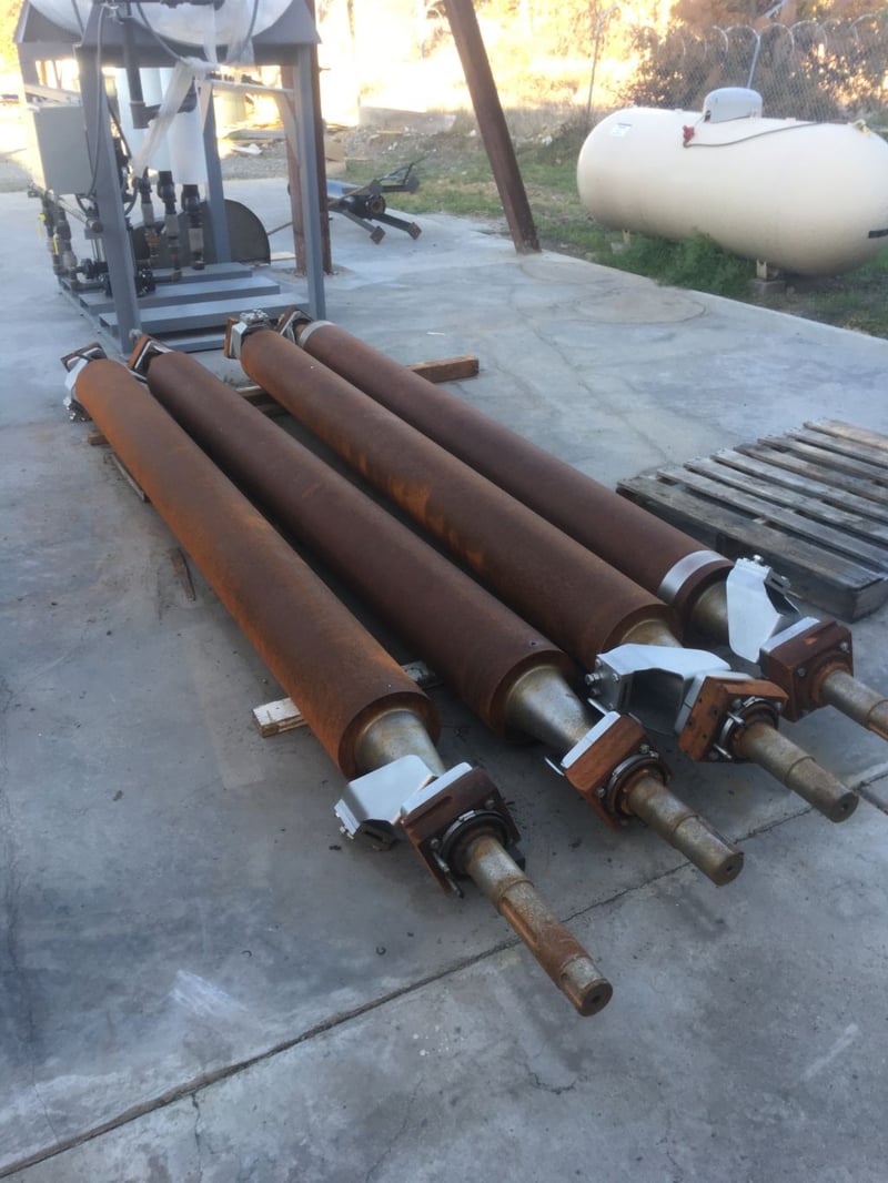 5' x 10' Andritz/Guoda #E15/30, Single Drum Dryer, 160 psi @ 40-369 F ...