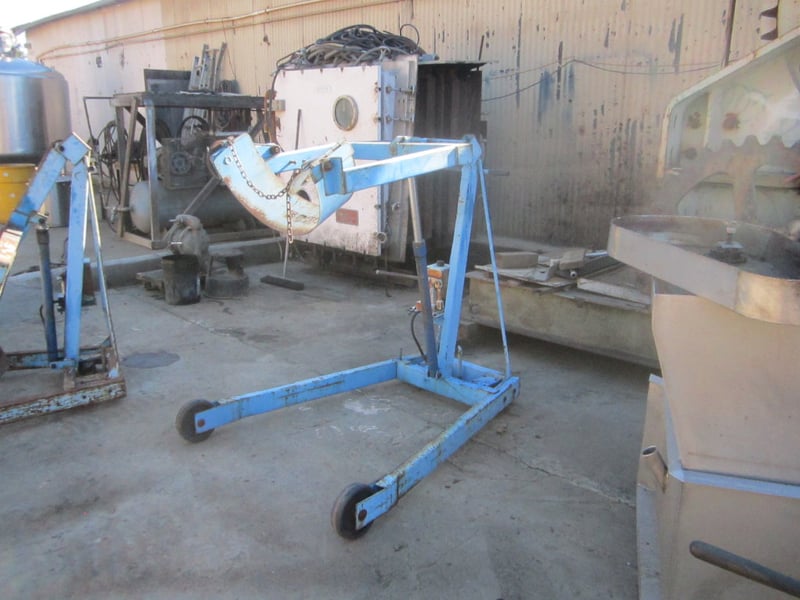 Morse 400A60, Drum Dumper, Drum Carrier w/Manual Lift & Tilt, 800 lbs