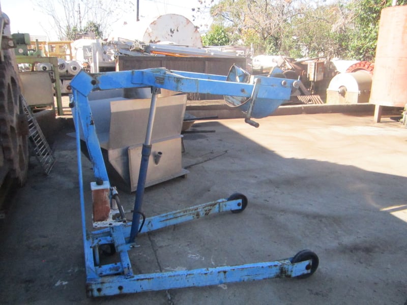 Morse 400A60, Drum Dumper, Drum Carrier w/Manual Lift & Tilt, 800 lbs