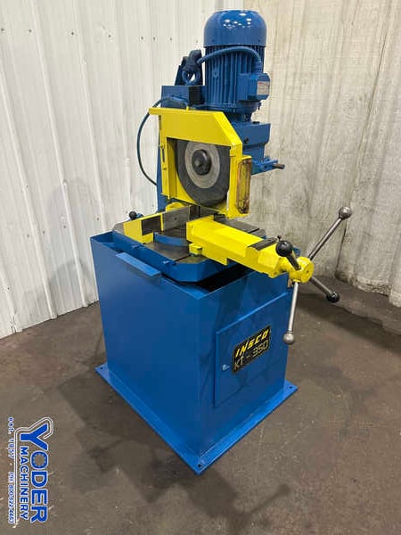 10" Cincinnati #10 type KONP, double end pedestal type grinder, 21" btwn wheels, 1 HP, #77214