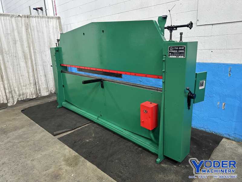 14 gauge x 10' Roto-Die #15, hydraulic rotor die, 3" stroke, rear operated manual back gauge, 15 HP, 20-50 SPM