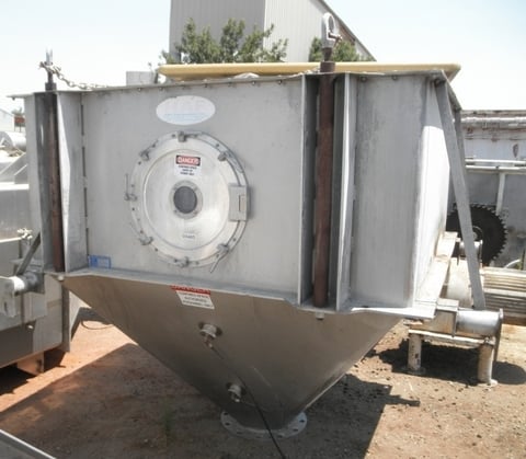 Pyramidal Hopper 125 cu.ft. HAF Equipment Inc. #Surge-Hopper, Hopper, Stainless Steel ...