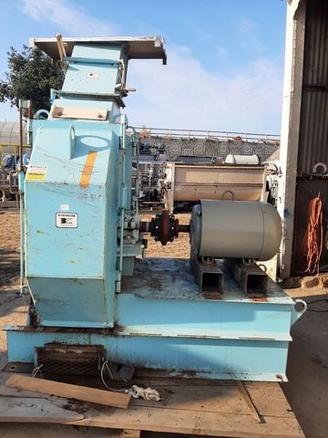 Bliss Industries #E-4815, Hammer Mill, Carbon Steel, 48" diameter x 15" width rotor w/ 2.5" width x 1/4"