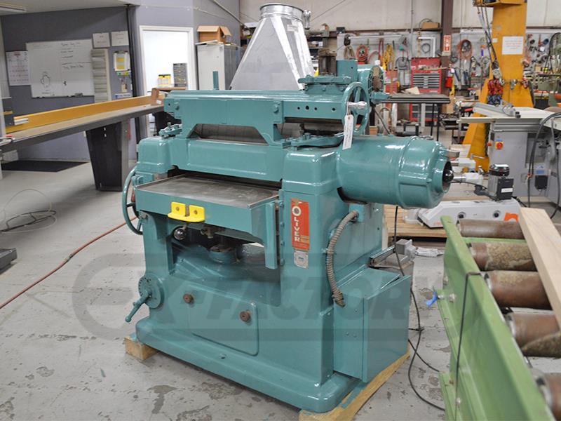 24" X 8" Oliver #299-D, Single Surface Planer, 15-60 FPM, 5 HP ...