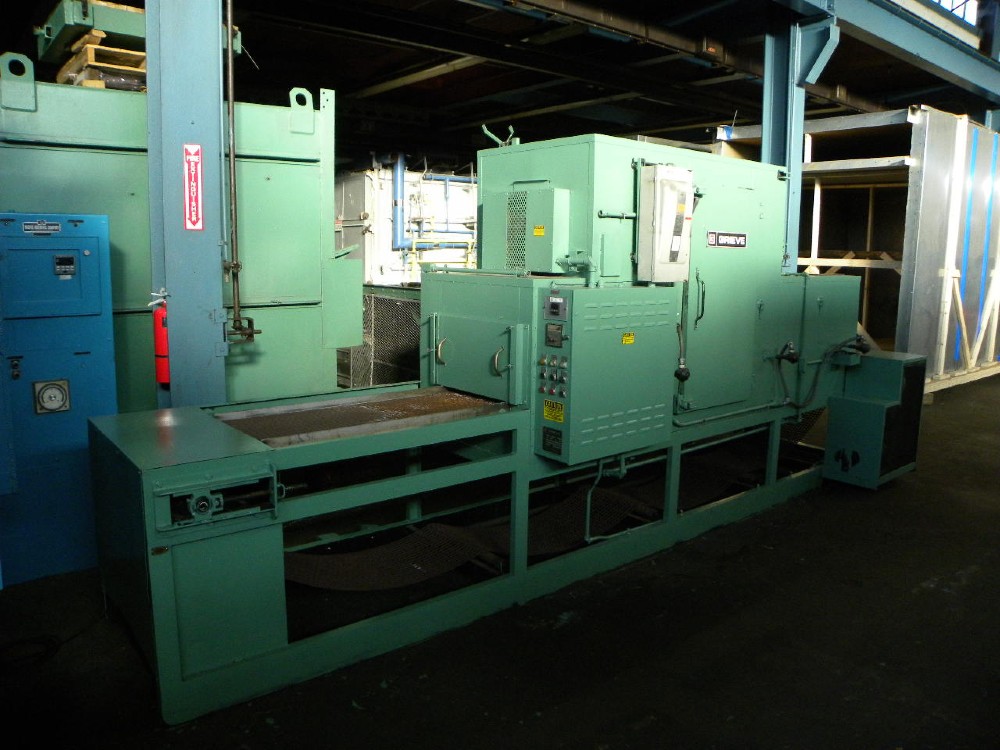 18" width x 14" H x 120" L heated, Grieve Continuous Belt Conveyor Oven, Electric, 500&deg;F