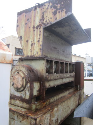 12" x 48" Alsteele #HD-12x48, Grinder/Shredder, 4' x 3' x 30" tall Hopper, 4' tall base, 50 HP, 1770 RPM