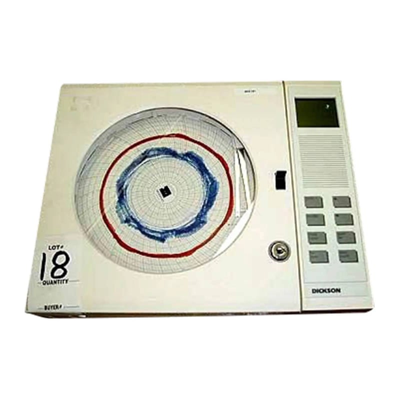 Dickson Temperature Chart Recorder. for Sale Surplus Record