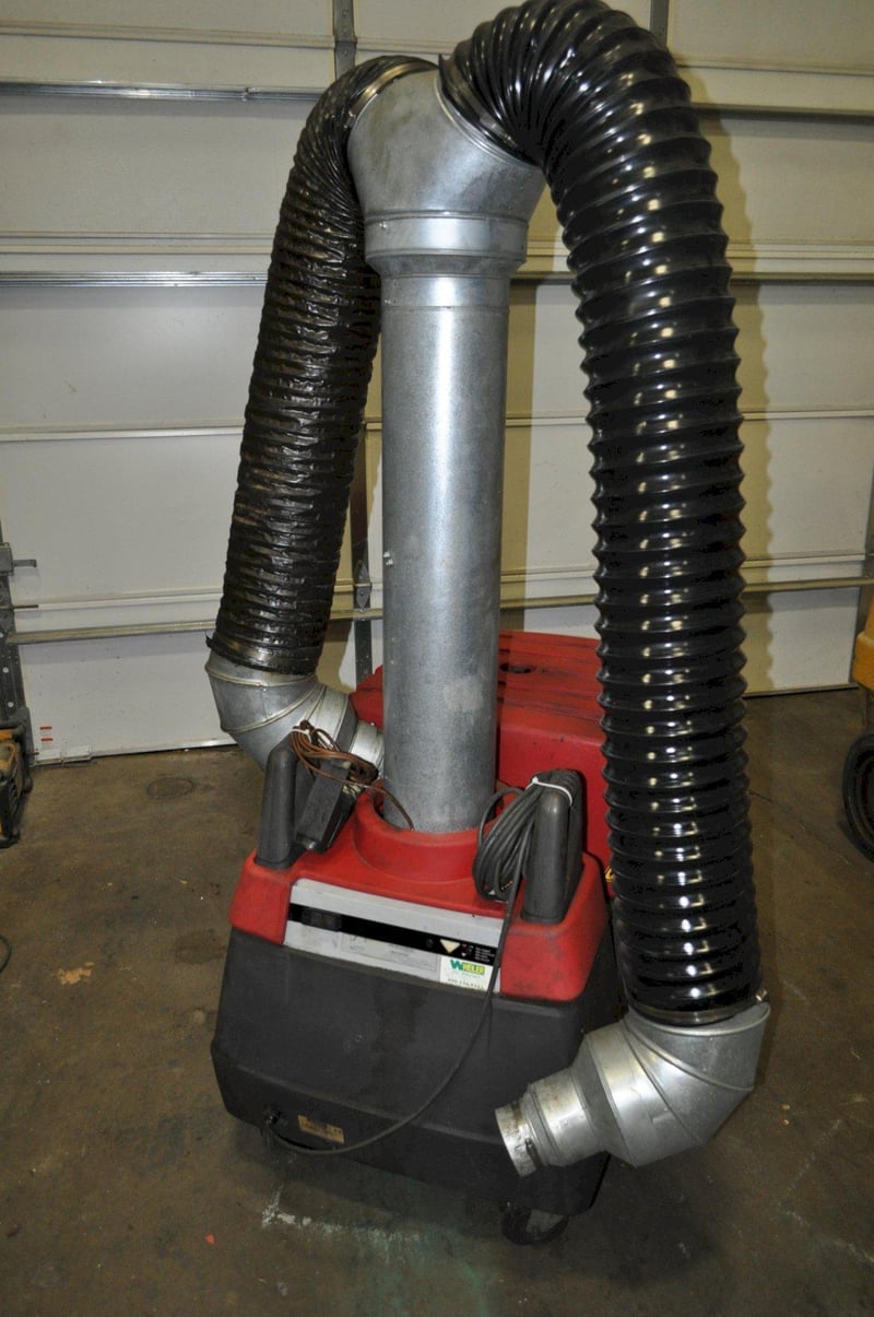 Lincoln MobiFlex200M, mobile fume extractor, dual extractor arm for Sale Surplus Record