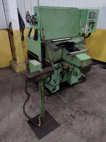 1.75" x 2.36" Tsugami #R6A, 2-roll cylindrical thread roller, infeed support, 1996