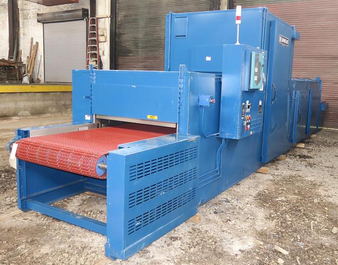 42" width x 14" H x 300" L Grieve Belt Conveyor Oven, Electric, 250-F, Stainless Steel Interior