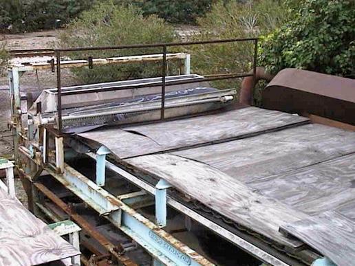 8' x 24' Eimco, Horizontal Vacuum Belt Filter, Stainless Steel & Fiber glass constr., 189 sq.ft. filter area